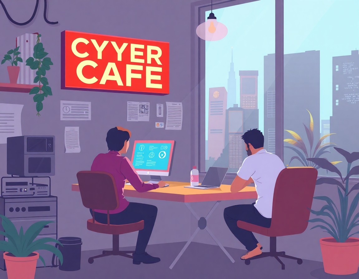 cyber cafe kampong pangkal kalong malaysia