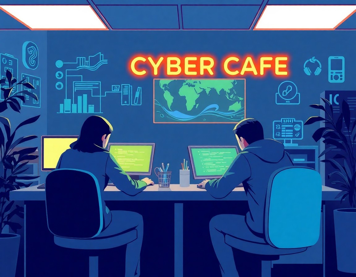 cyber cafe kuang malaysia