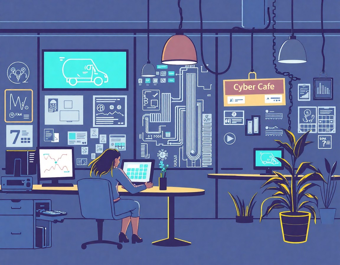 cyber cafe long ampan aing or abanang malaysia